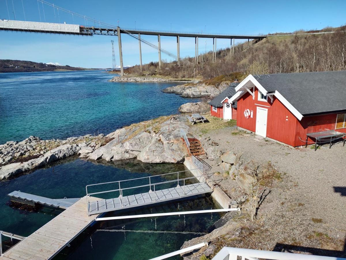 Tjeldsundbrua Overnatting - Sjohus1 Evenskjer Екстер'єр фото